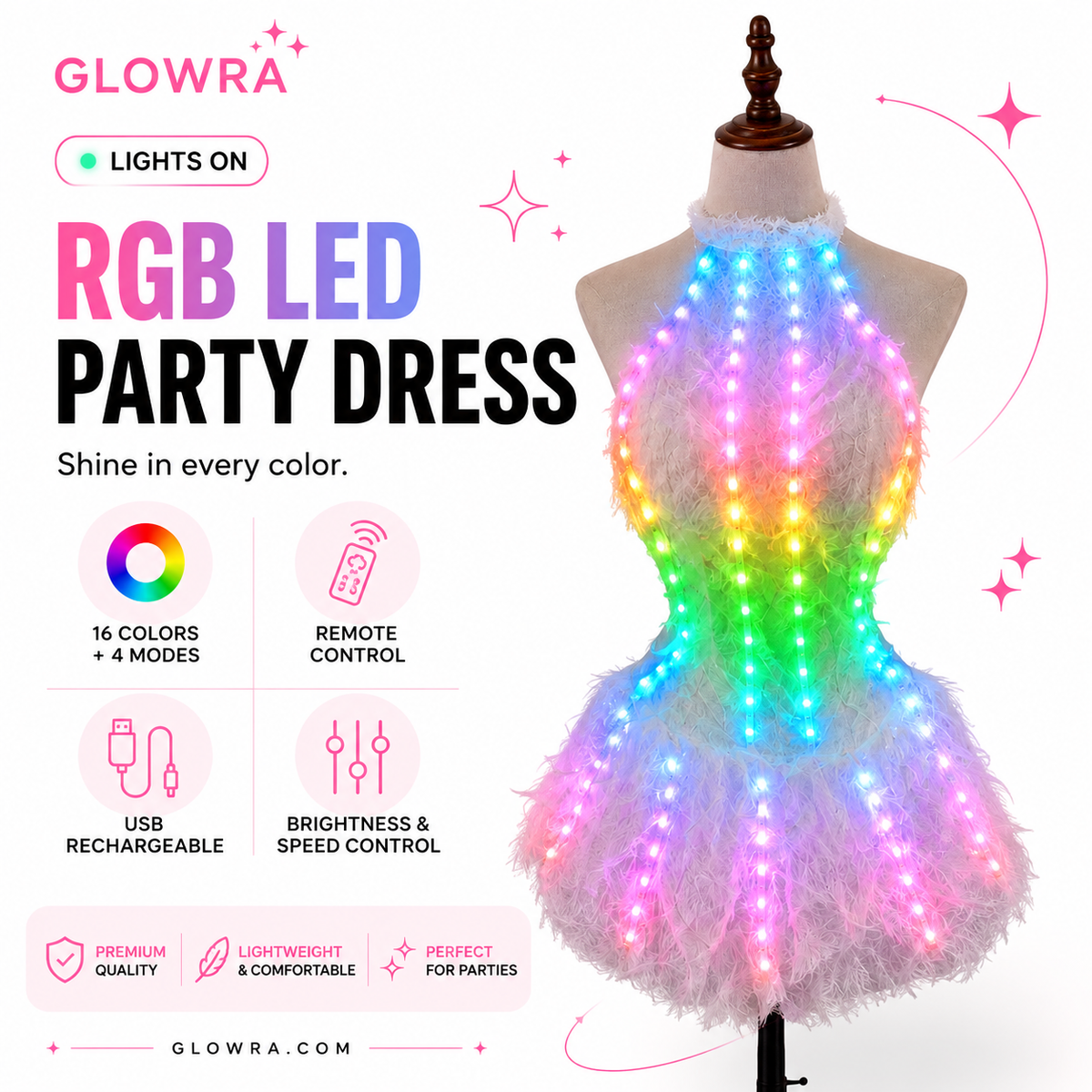 Glowra Dress